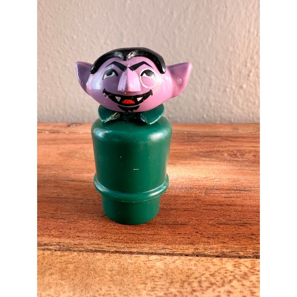 Fisher-Price Vintage 1973 Sesame Street The Count Figure Toy